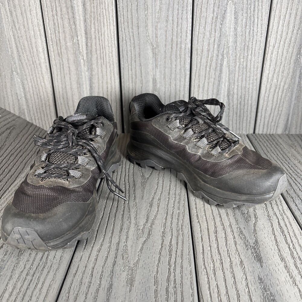 Merrell WOMENS SIZE 9.5 Moab Speed GTX J067162 Black Hiking Shoes Sneakers
